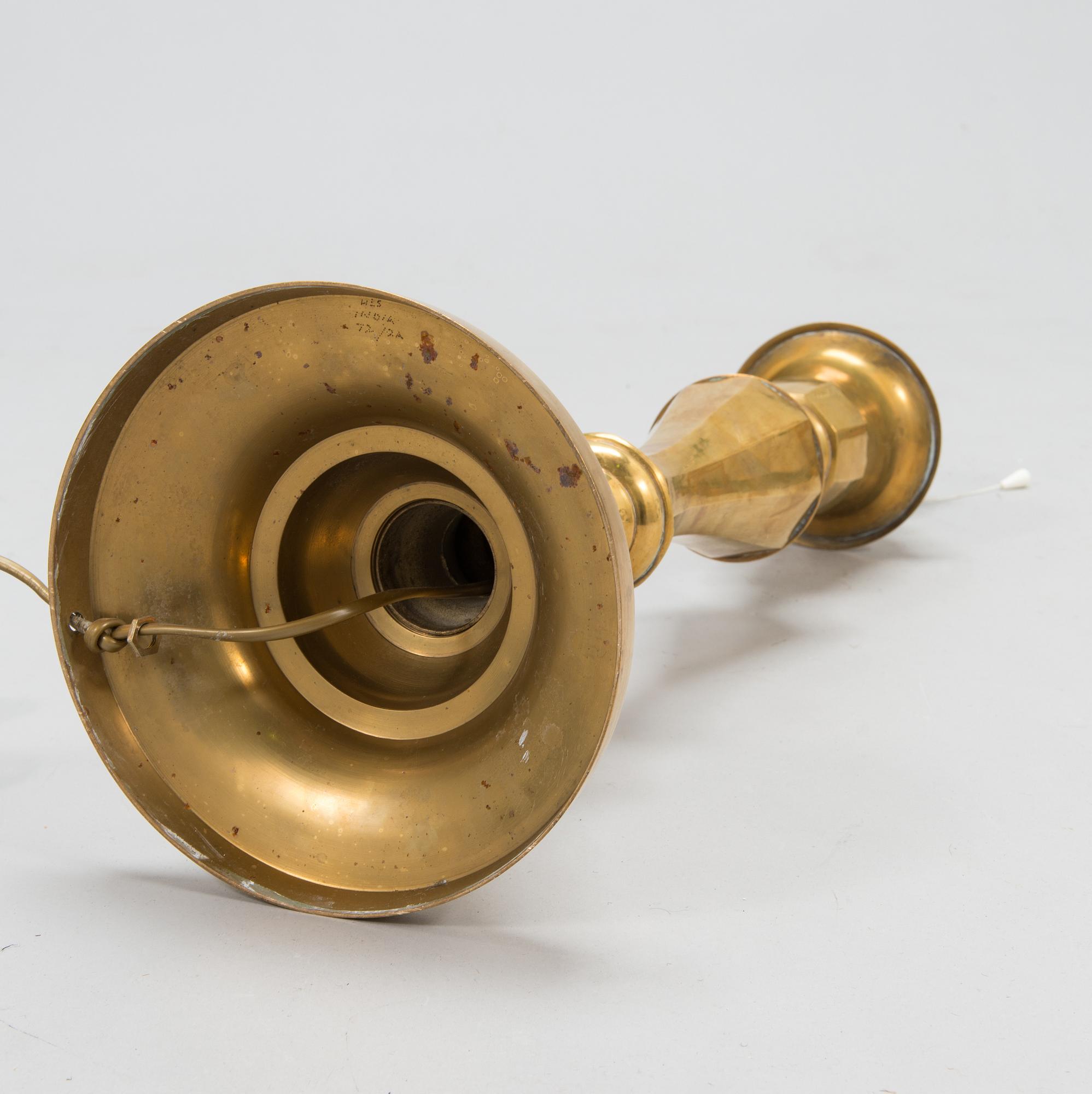 Golvlampa/Lampfot, 1900-talets slut.