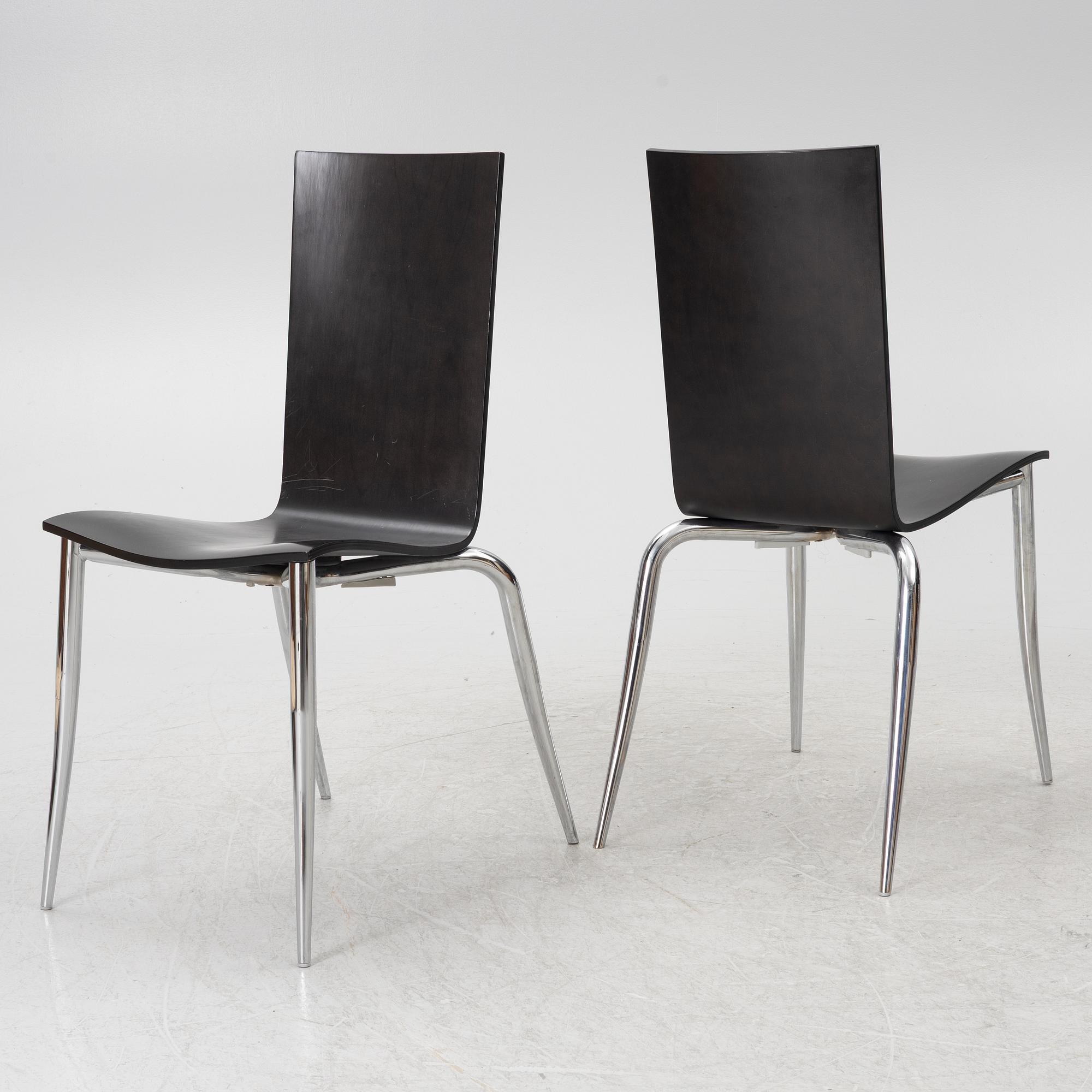Philippe Starck, Stolar, 6 st, "Olly Tango", Driade, Italien, 2000-tal.