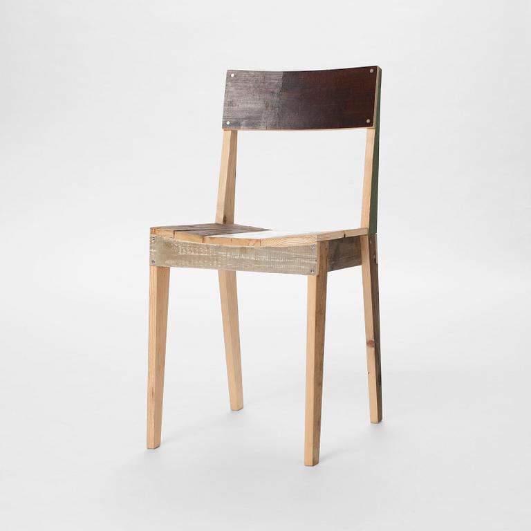 STOL, "Scrapwood side chair" Piet Hein Eek, 2005.