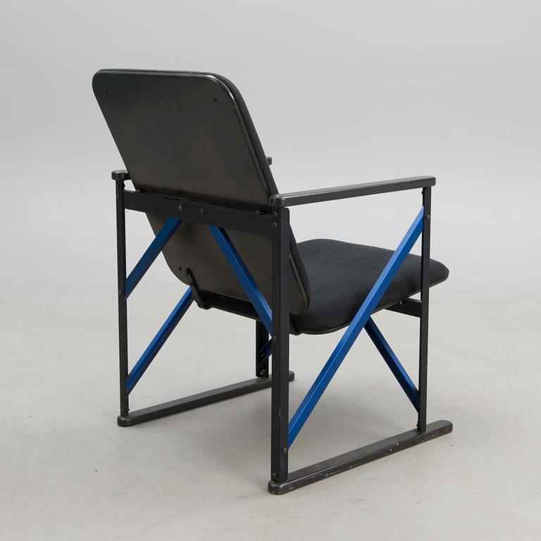 A 1984 signed prototype arm chair of A500-series. Signed and dated -84.