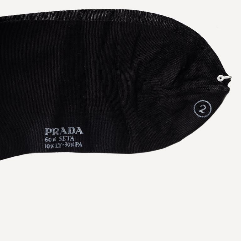 Prada, klänning med strumpbyxor, storlek 40.