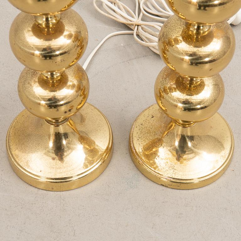 Bordslampor ett par Nafa sent 1900-tal.