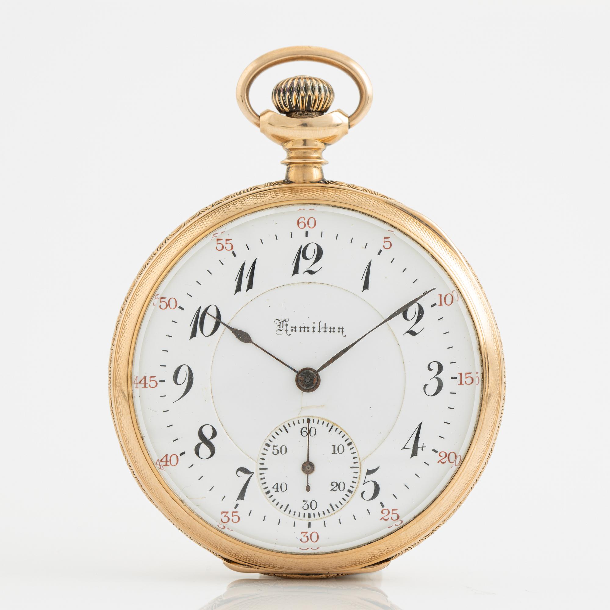 Hamilton, pocket watch, 49,5 mm.