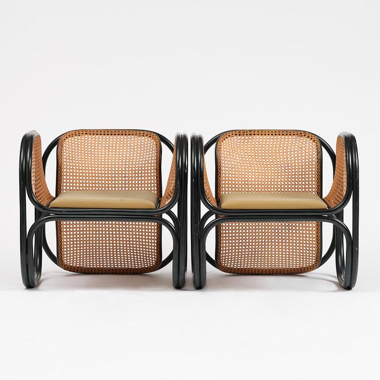 Jan Bocan, fåtöljer, ett par, Thonet, utförda för Tjeckoslovakiska ambassaden, Stockholm, 1972.