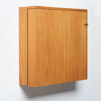 Bruno Mathsson, an elm veneered wall hung bar cabinet, Karl Mathsson, Sweden 1938.