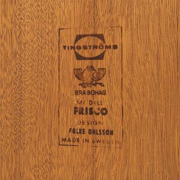 Folke Ohlsson, soffbord, "Frisco", Tingströms Bra Bohag, 1960-tal.