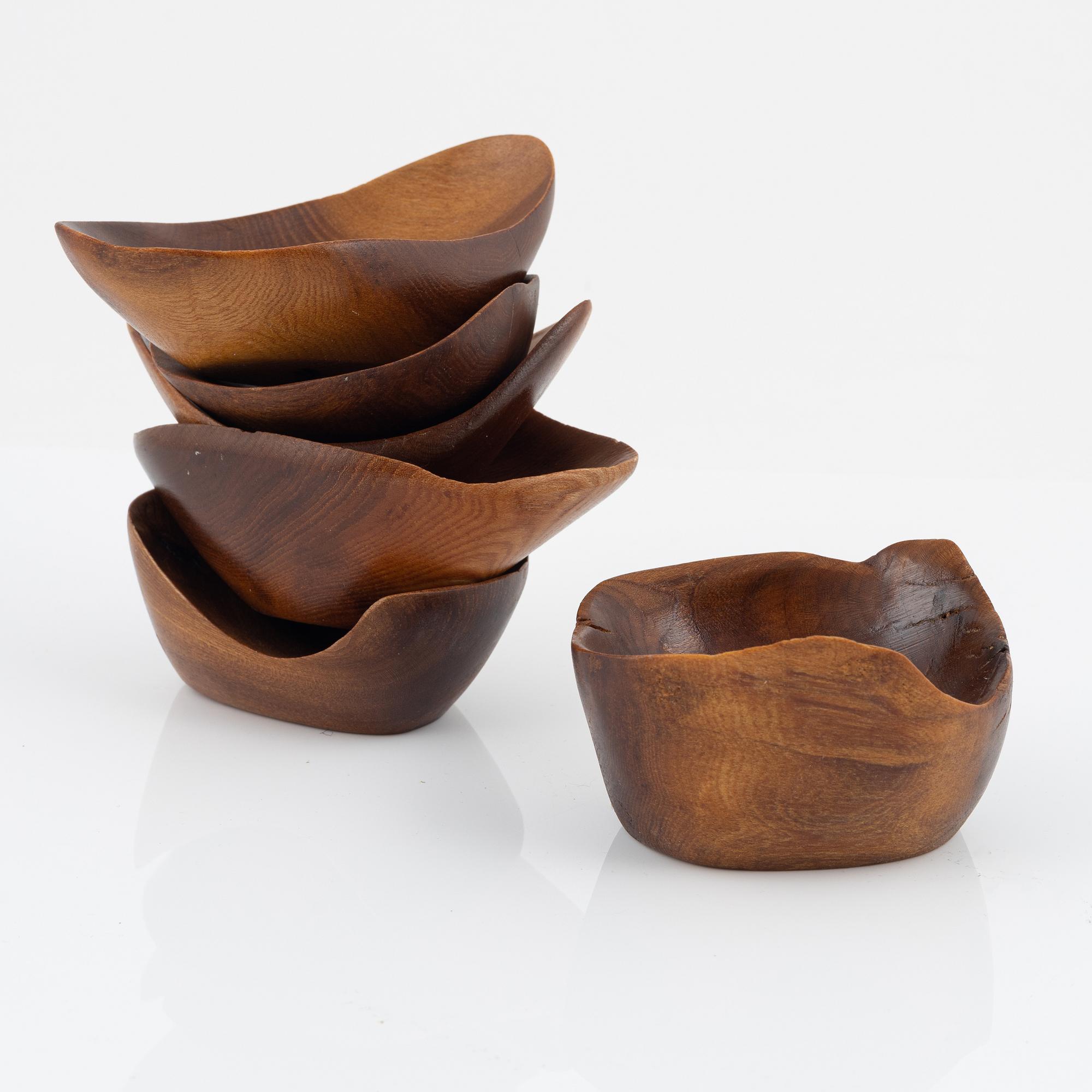 Magnus Ek, skålar, 6 st, för Oaxen Krog.