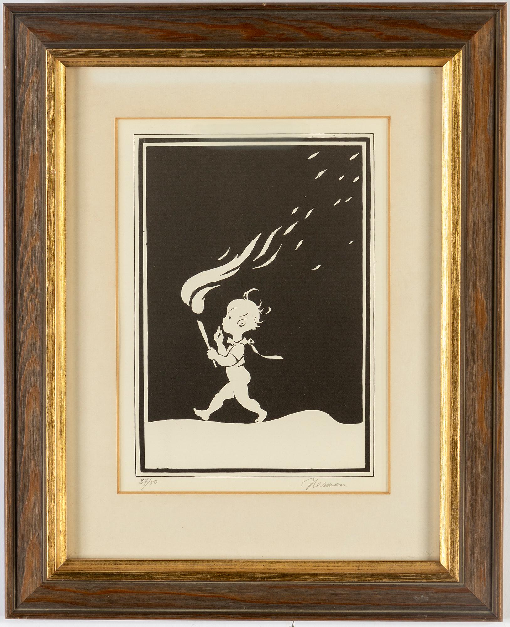 EINAR NERMAN, litografi, signerad och numrerad 37/50.