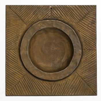 Svensk Metalldesign, väggplaketter, 4 st, brons.