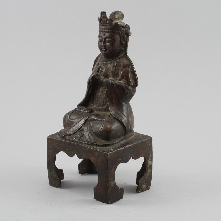 BUDDHA, brons, orientalisk, 1900-tal.