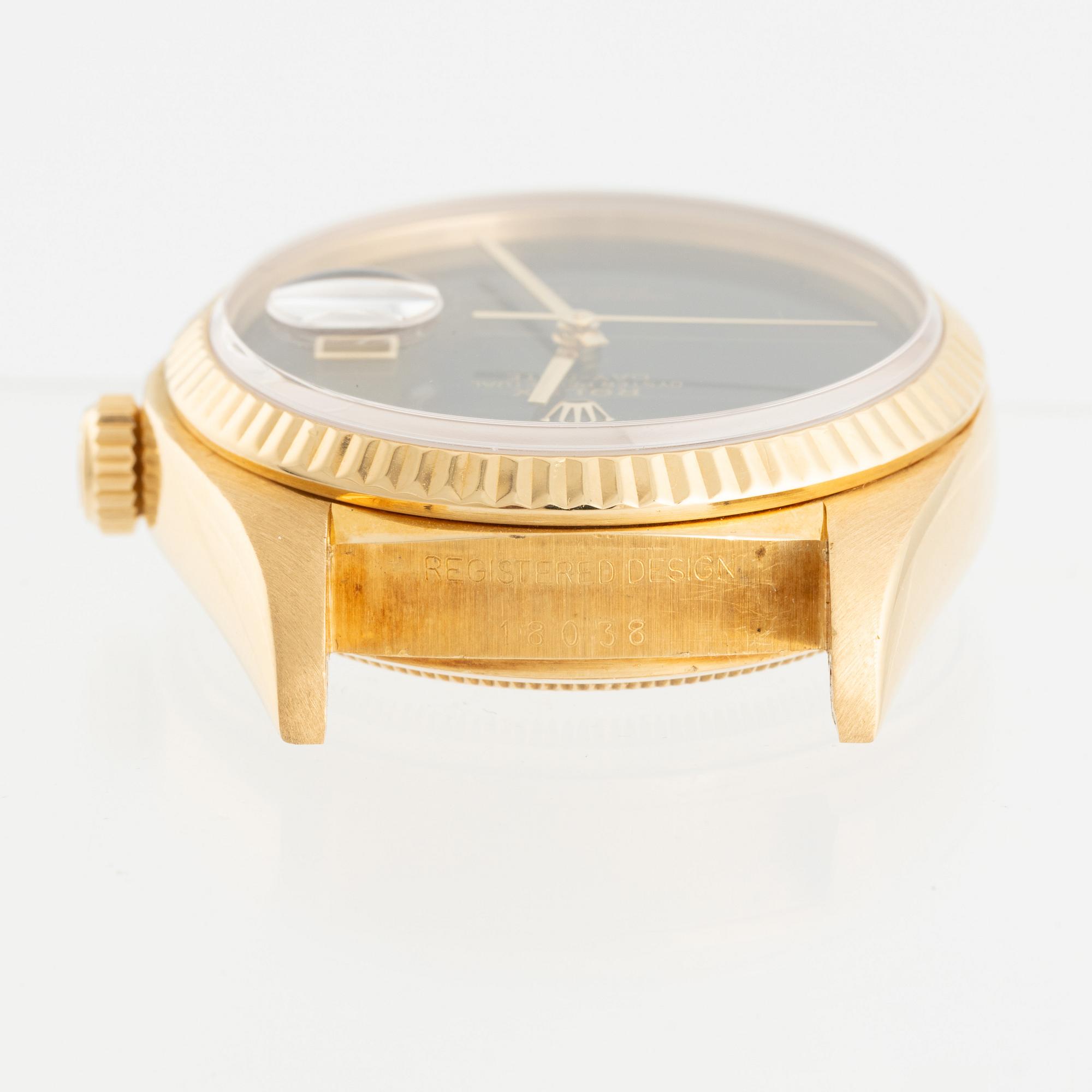 Rolex, Day-Date, "Onyx Dial", ca 1979.