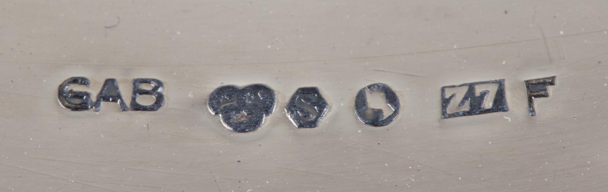 PARTI SILVER, bl a Wiwen Nilsson och George Jensen, 9 delar. Vikt tot ca 600 g.