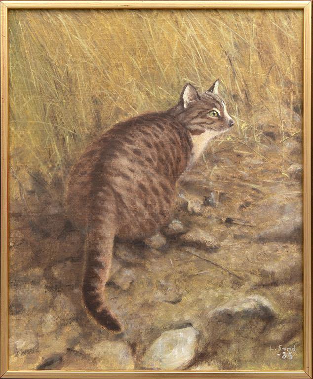 Lennart Sand, oil on canvas signed and dated 85.