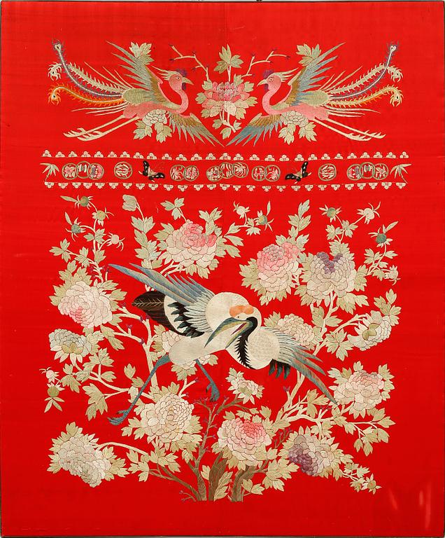 A chinese embrodery, first half of/mid 20th century.