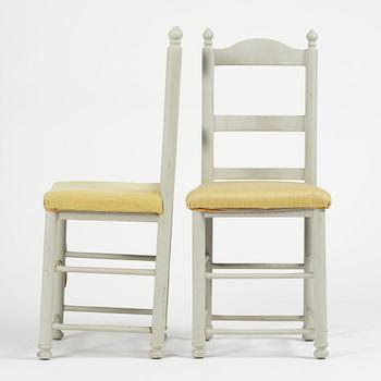 Stolar, ett par, Sverige, omkring år 1800, Gustavianska.