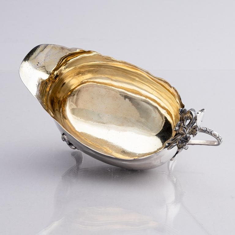 A Swedish 18th century silver cream-jug, mark of Mikael Hammarberg, (active 1758-1789 (90)) Härnösand.