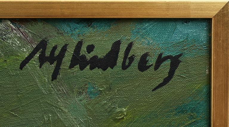 ALF LINDBERG, olja på duk, sign.