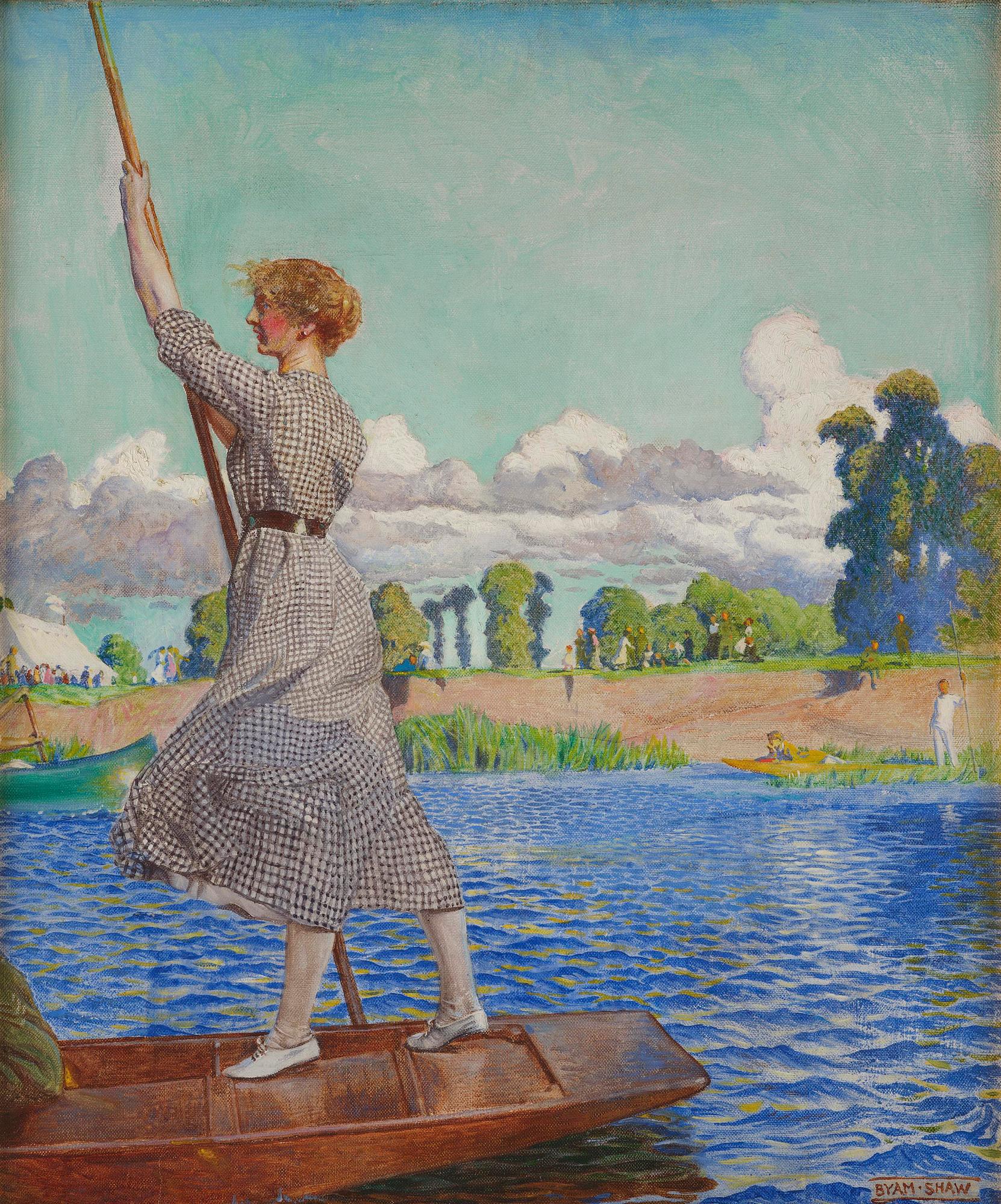 John Byam Liston Shaw, "The Regatta".