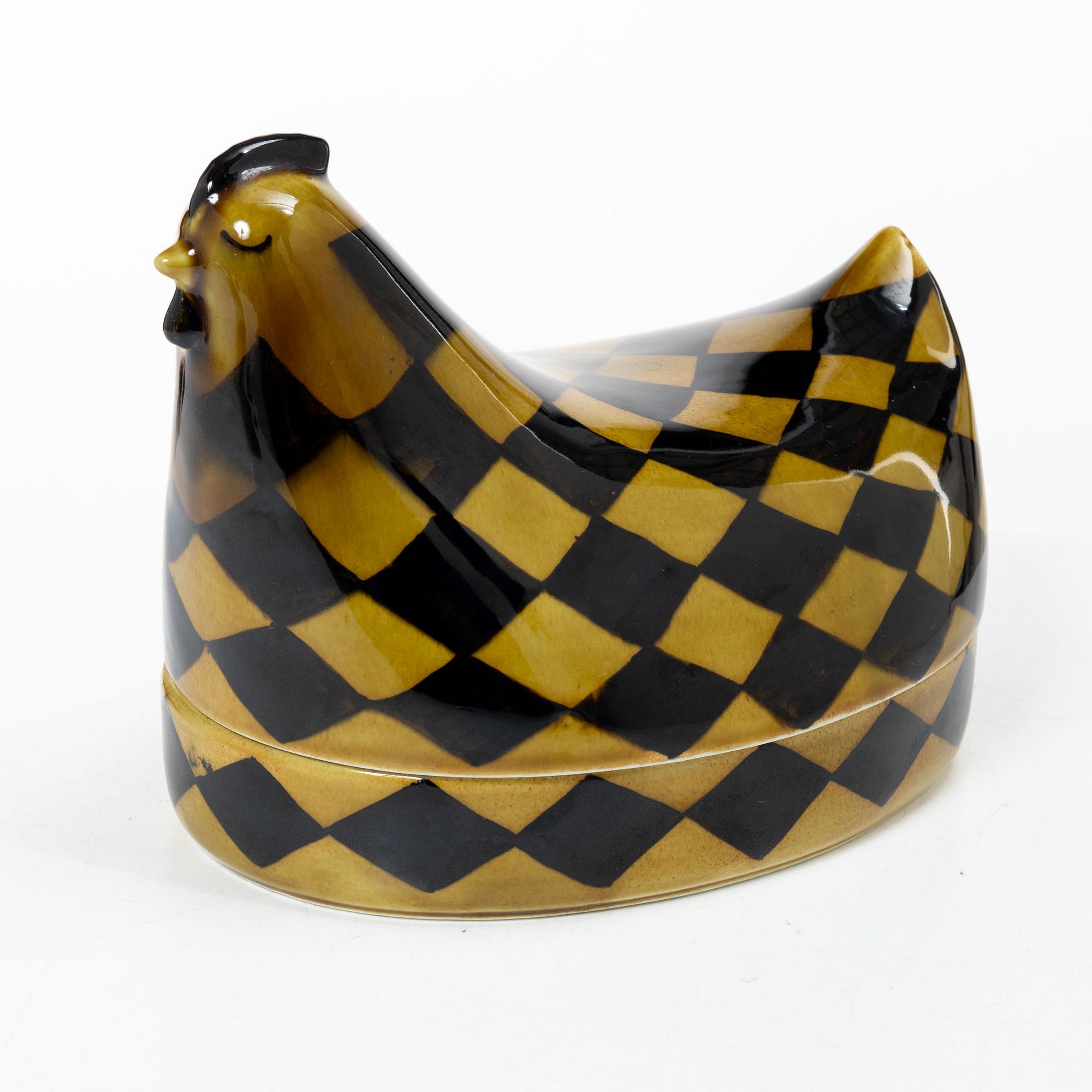 Kaarina Aho, "Ägghöna" (Munakana), keramik, Arabia.