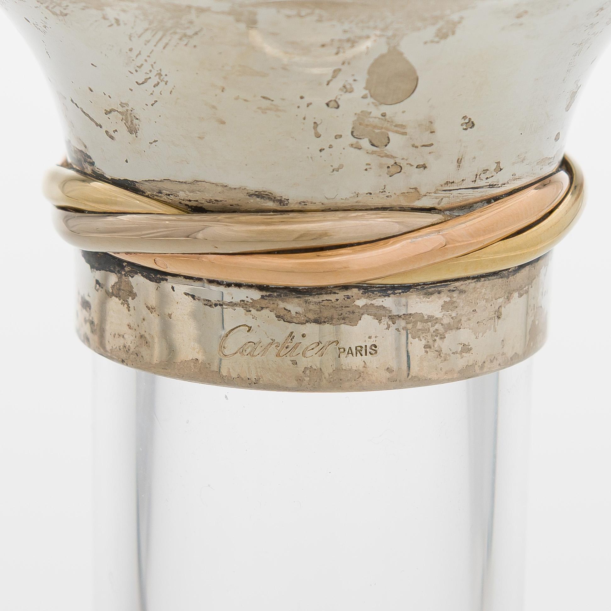 Cartier, A late 20th century wine carafe, France.