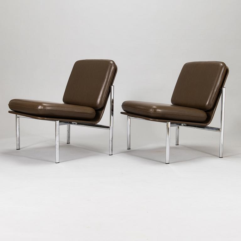 Ilmari Tapiovaara, Two 1960's lounge 'Kiki' chairs for Merivaara.