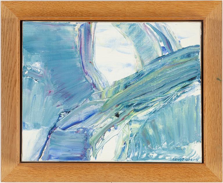 BENGT OLSON, oil on canvas, signed.