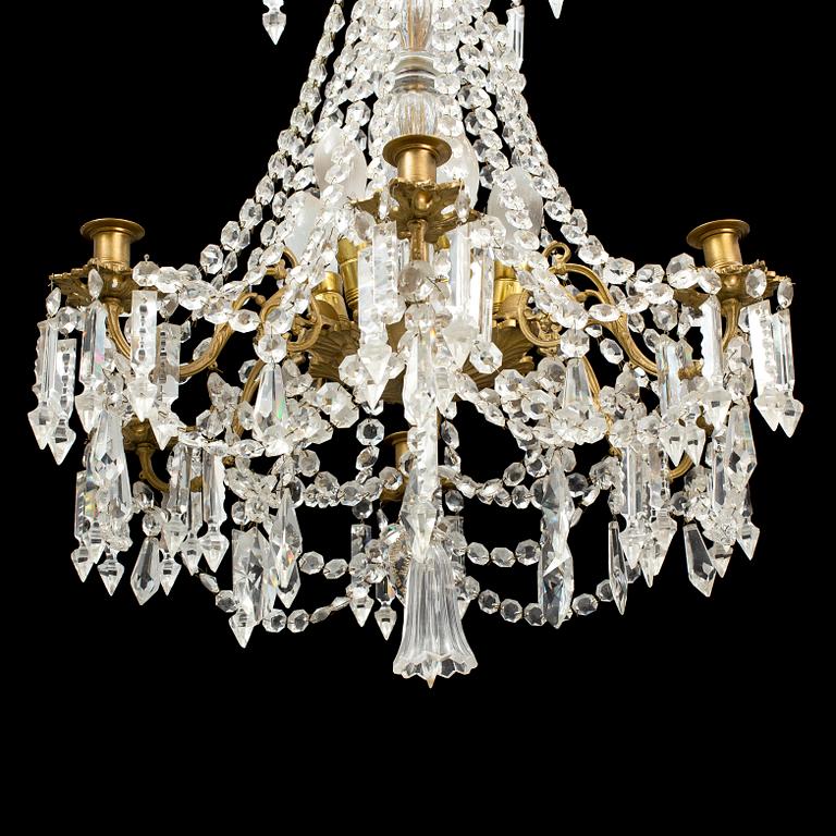 A late 19th Century chandelier.