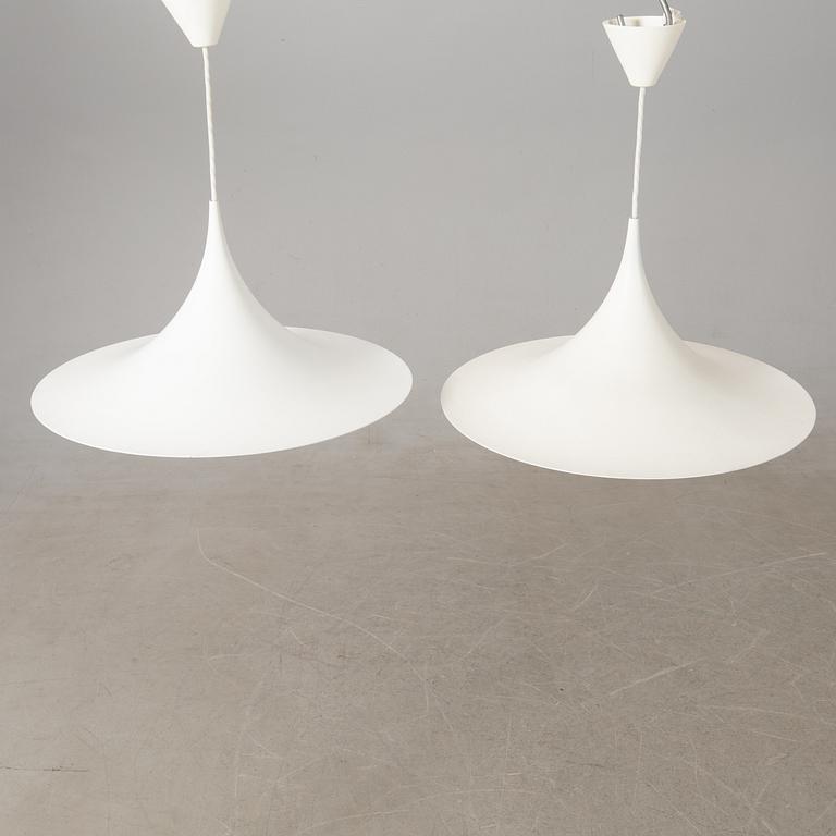 Claus Bonderup & Torsten Thorup, pendant lamps, 1 pair, "Semipendel", Fog & Mørup, Denmark.