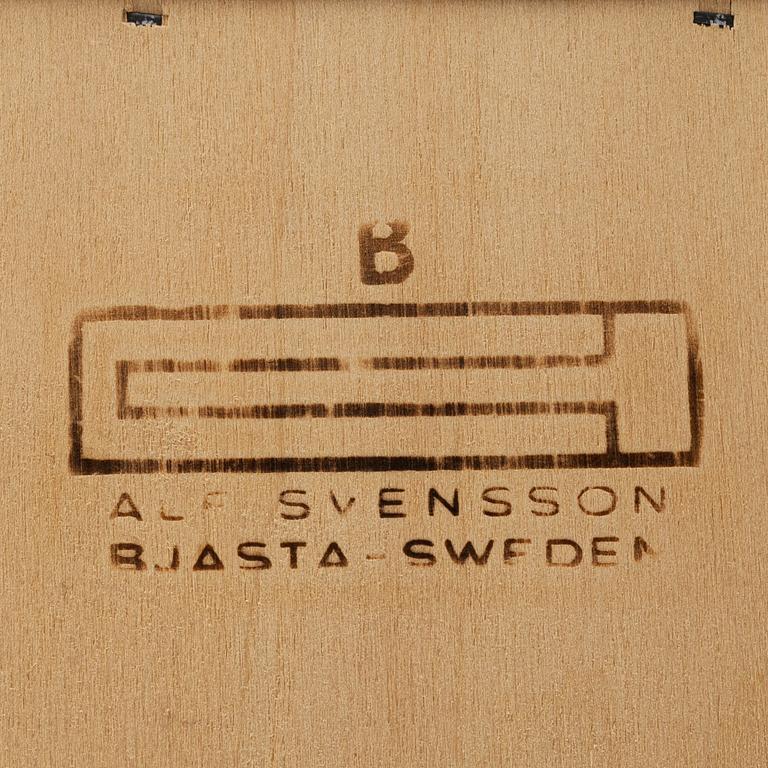 Alf Svensson, a bookcase, Bjästa, Sweden, second half of the 20th century.