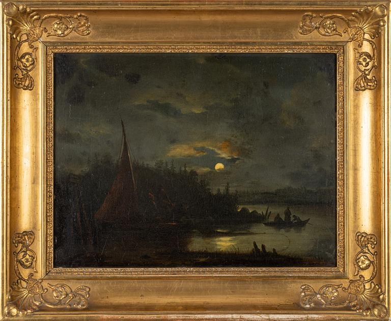 Joseph Magnus Stäck, tillskriven, olja på pannå.