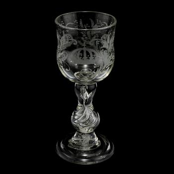 POKAL, glas, 1900-tal.