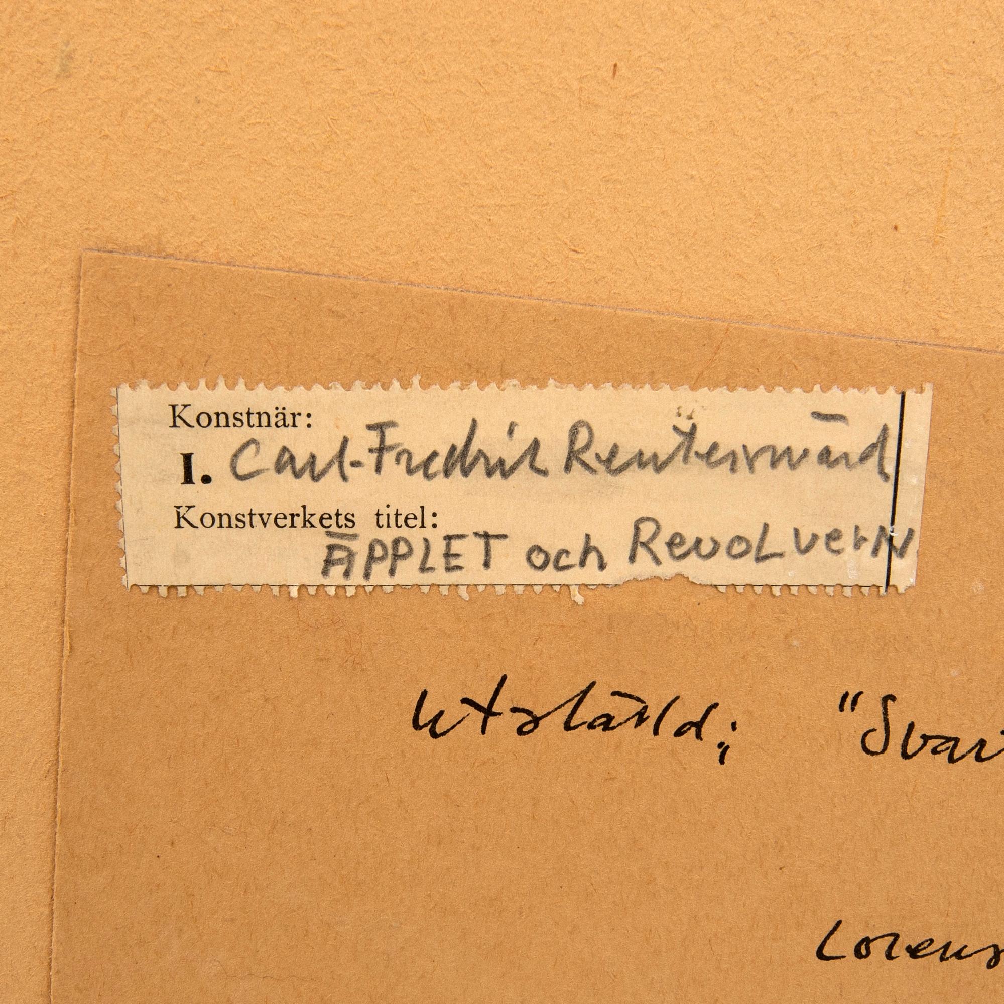 Carl Fredrik Reuterswärd, tusch och lavering,