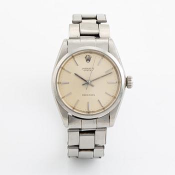 Rolex, Oyster, Precision, wristwatch, 34,5 mm.