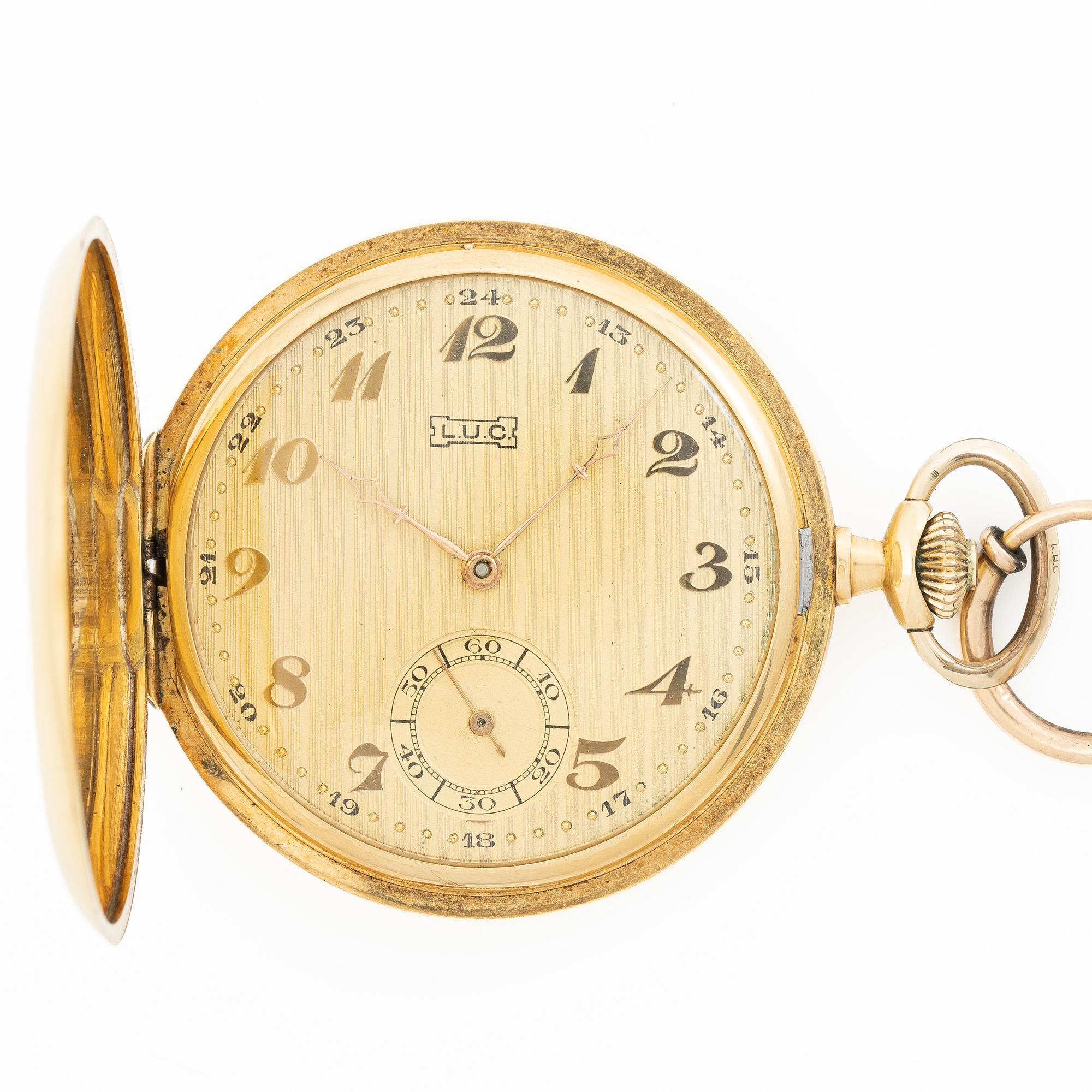 L.U.C., “Chopard”, pocket watch, hunter, 51 mm.