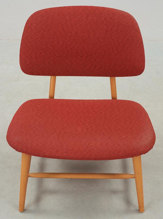 STOL, "TeVe", Alf Svensson, Ljungs Industrier, ur serien "Bra Bohag", Modellen Formgiven 1953.