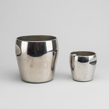 TWO ALFRA/ALESSI ICE BUCKETS.