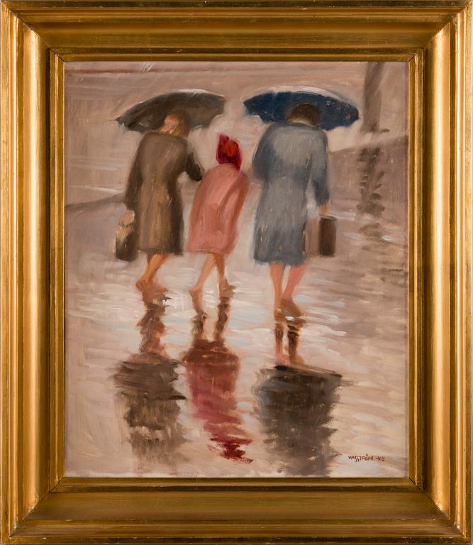 ERIC VASSTRÖM, olja på duk, signerad och daterad -48.