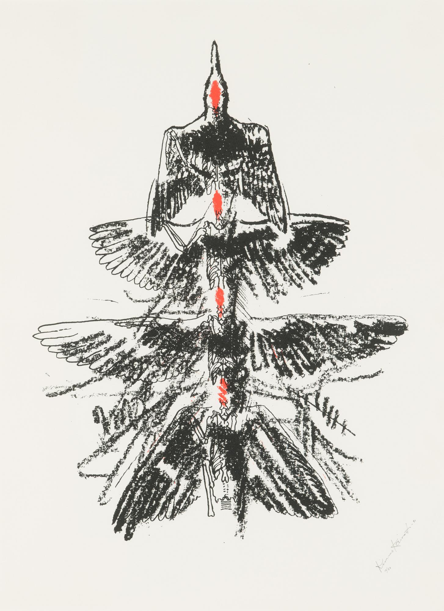 Kimmo Kaivanto, lithograph, signed and dated -91, numbered 16/60.