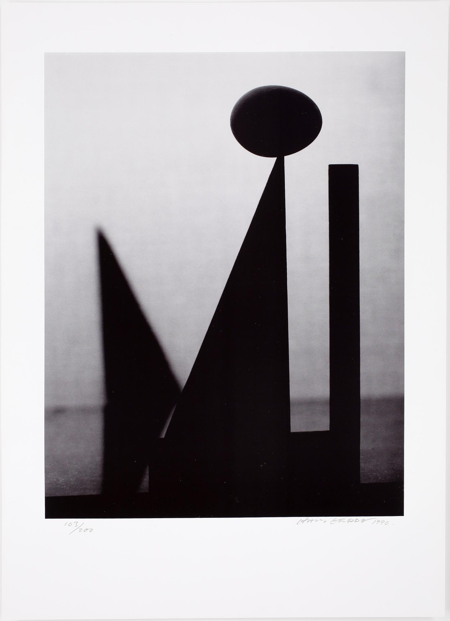 HANS GEDDA, 6st, offsettryck, "Polaroid Portfolio. Nr 2", signerad och numrerad 103/200, utgiven 1990.