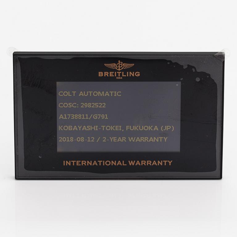 Breitling, Colt, wristwatch, 44 mm.