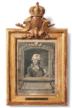 102. A Gustavian late 18th century frame.