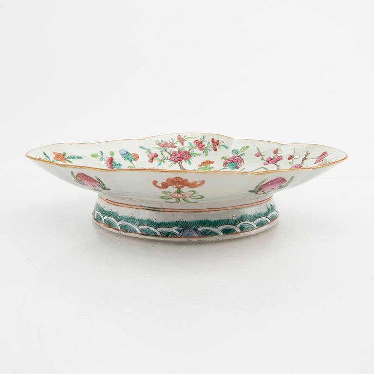 Skålfat Kina 1800-tal porslin.