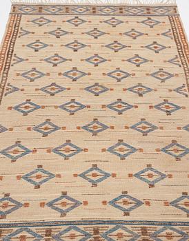 Märta Måås-Fjetterström, A textile, flat weave, ca 143-145,5 x 75,5-78 cm, signed MMF.