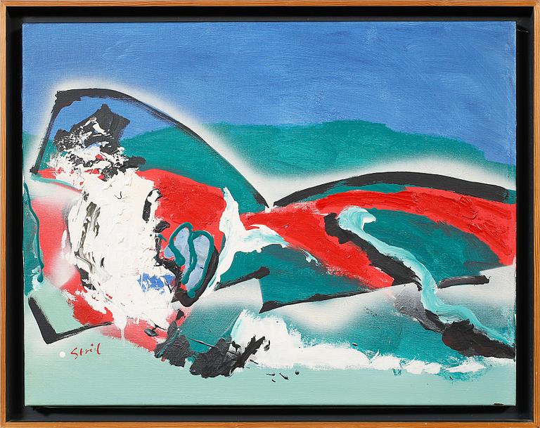 HARDY STRID, olja på duk, signerad.