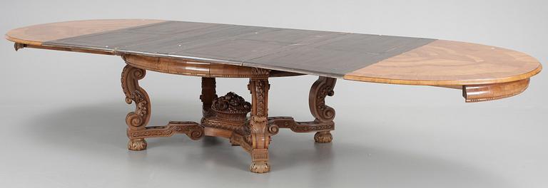 MATSALSGRUPP, 11 delar, barockstil, 1900-talets första hälft.