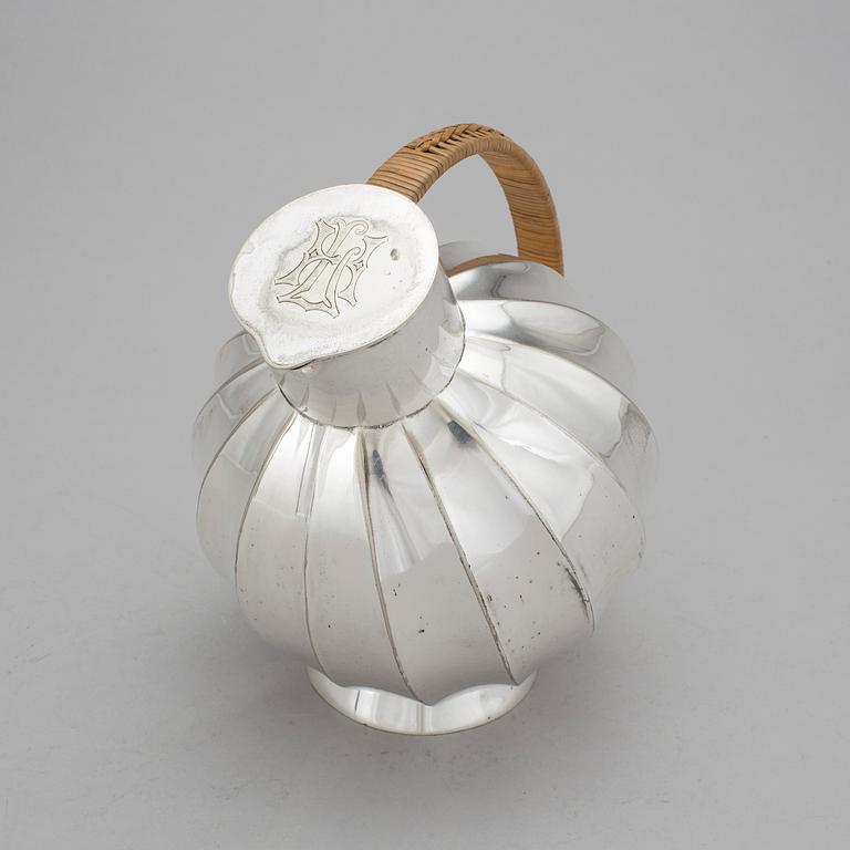 SYLVIA STAVE, kanna, nysilver, CG Hallberg, Stockholm, 1930-tal.