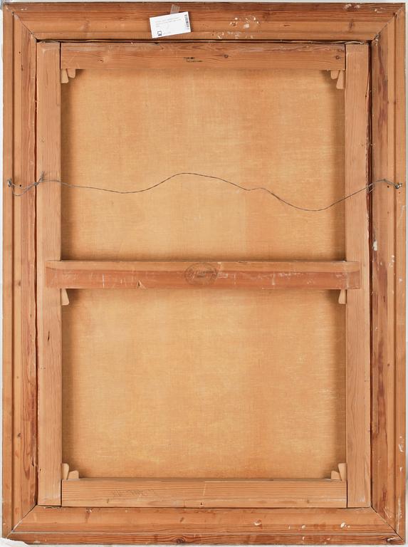 A oil painting by Ernst Dahl copied from a painting by Hugo Birger. Signed and dated 1918.