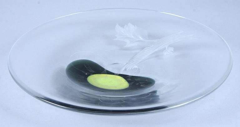 FAT, glas, Olle Alberius, Orrefors Expo, 1977.