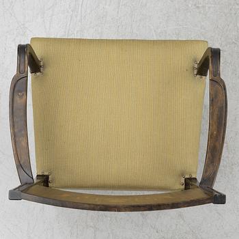 A pair of 'Rosenborg' Swedish Grace armchairs, Seffle Möbelfabrik, 1920s/30s.