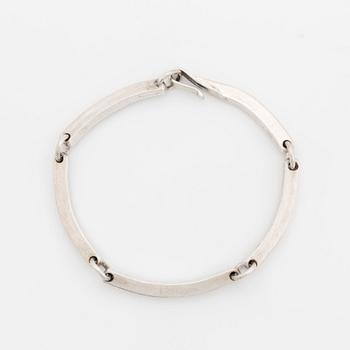 Silver bracelet, Martin Öhman, Halmstad 1982.